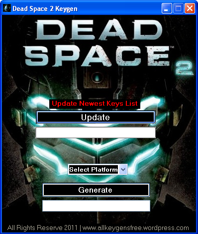 Dead Space 1 Key Generator