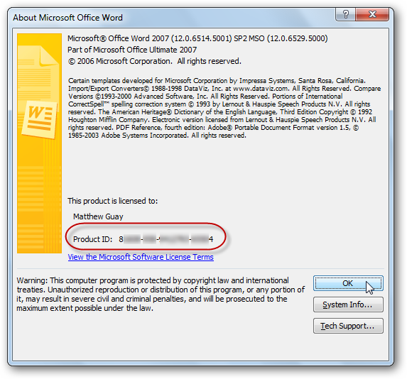 Microsoft Office Professional 2007 Activation Key Generator